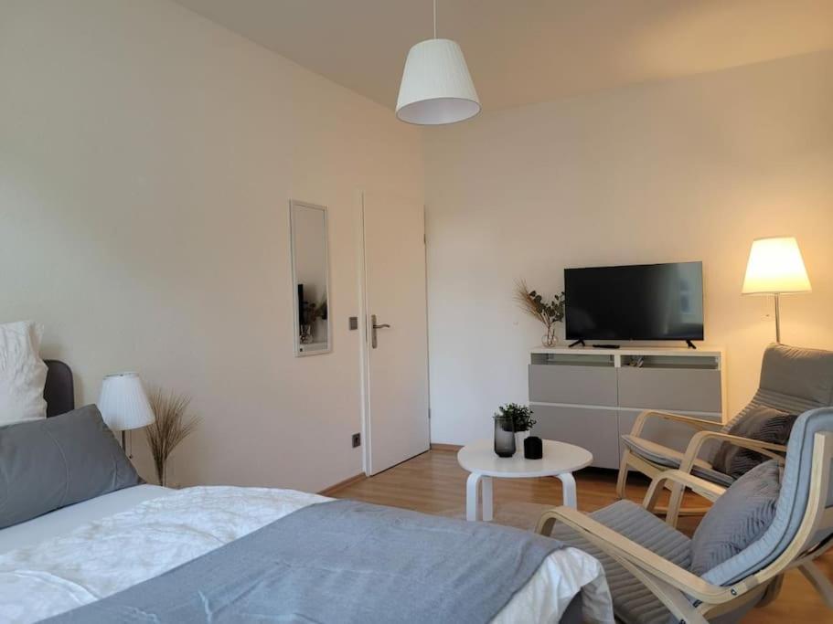 Gemuetliches Helles Appartement Dresden Exterior foto